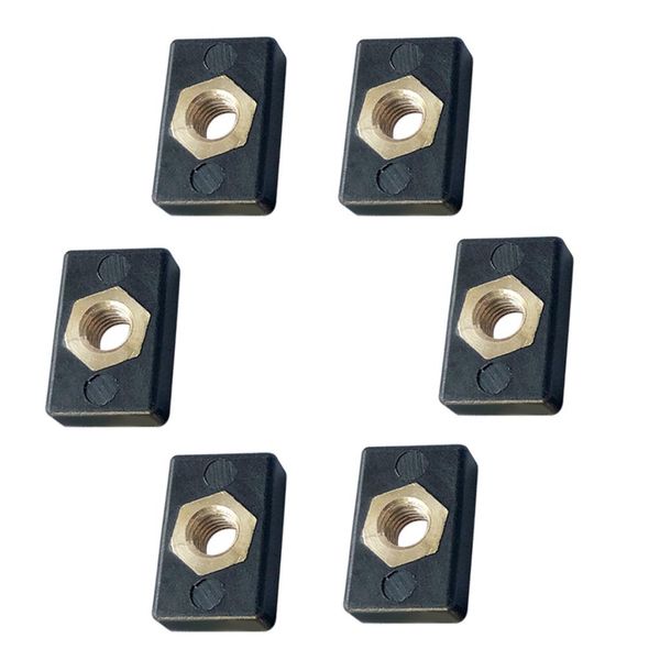 6 count kayak track rail screw nut caboe boat hardware screws mount nutsert 
6 count kayak track rail screw nut caboe boat hardware screws mount nutsert