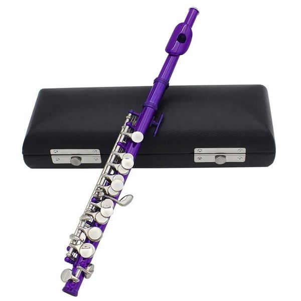 piccolo ottavino half-size flute silver plated c key cupronickel with cleaning cloth screwdriver padded box
piccolo ottavino half-size flute silver plated c key cupronickel with cleaning cloth screwdriver padded box