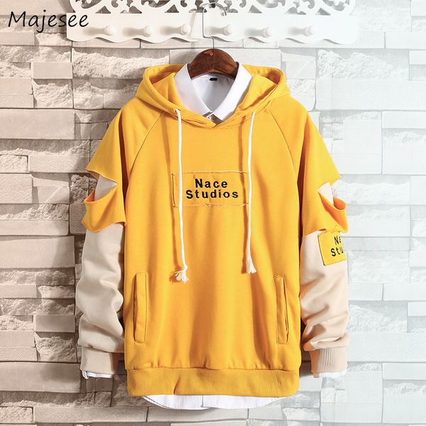 hoodies men hooded hole letter printed loose simple all-match korean style harajuku sweatshirts mens trendy soft clothing chic, Black
hoodies men hooded hole letter printed loose simple all-match korean style harajuku sweatshirts mens trendy soft clothing chic, Black