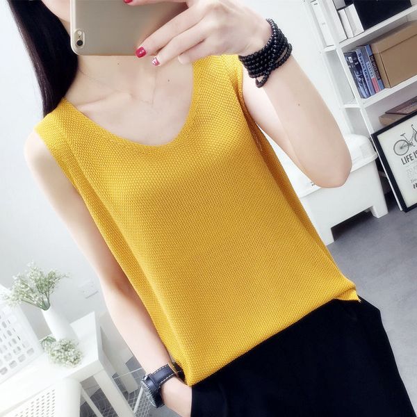 women knitted vest sleeveless casual spring summer ladies knitted vests loose sweater casual vests for girls q1223, Black;white
women knitted vest sleeveless casual spring summer ladies knitted vests loose sweater casual vests for girls q1223, Black;white