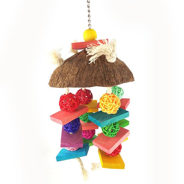 coconut husk sepaktakraw colour wood toys parrot toys bird toys
coconut husk sepaktakraw colour wood toys parrot toys bird toys