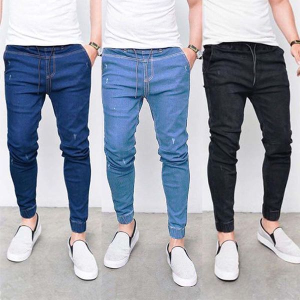 e-baihui new harem jeans men casual washed shinny denim jeans male fashion ripped hip hop sportswear pencil pants plus size 5xl, Blue
e-baihui new harem jeans men casual washed shinny denim jeans male fashion ripped hip hop sportswear pencil pants plus size 5xl, Blue
