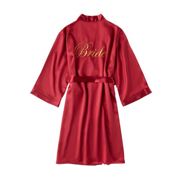 new bride bridesmaid robe the bride wedding gift woman bathrobe kimono satin robes dressing gowns for women, Black;red
new bride bridesmaid robe the bride wedding gift woman bathrobe kimono satin robes dressing gowns for women, Black;red