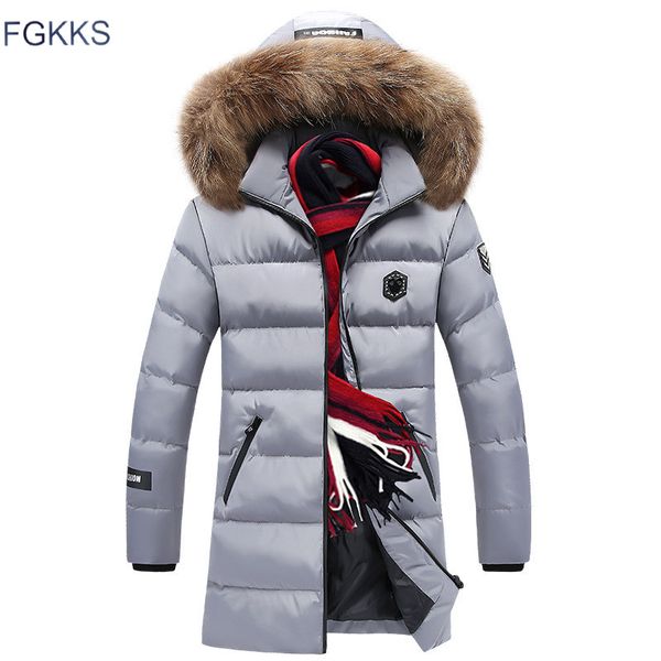 fgkks winter brand men parkas coat men's long section fur collar hooded parkas coat male solid color casual parka coats, Tan;black
fgkks winter brand men parkas coat men's long section fur collar hooded parkas coat male solid color casual parka coats, Tan;black