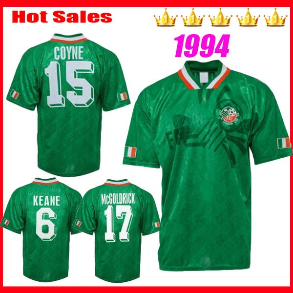 1994 ireland retro soccer jersey 94 ireland home classic jersey vintage irish sheedy uniforms football shirts, Black;yellow
1994 ireland retro soccer jersey 94 ireland home classic jersey vintage irish sheedy uniforms football shirts, Black;yellow
