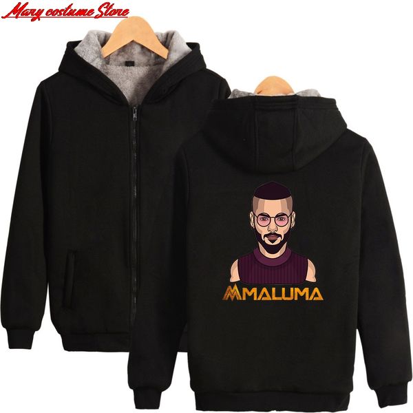 maluma 2019 plus velvet men fashion thicken zipper hoodies sweatshirt casual harajuku streetwear, Black
maluma 2019 plus velvet men fashion thicken zipper hoodies sweatshirt casual harajuku streetwear, Black