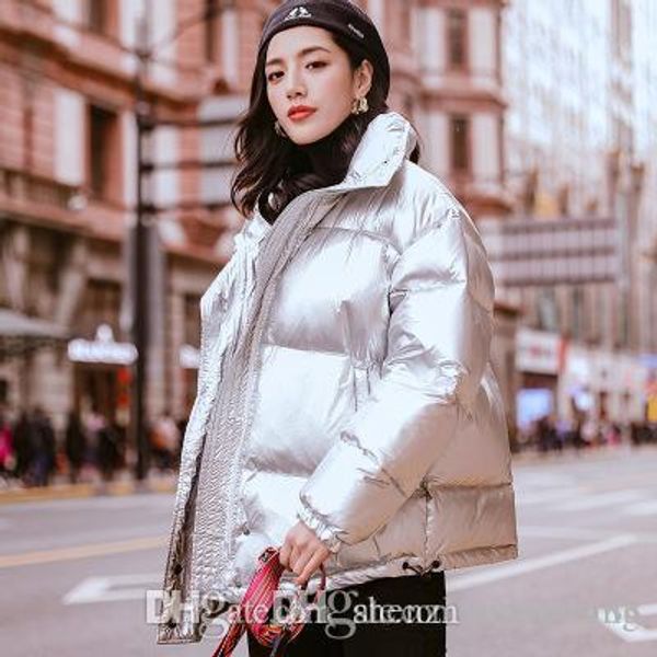 new arrival street style silver winter warm outwear down jacket stand collar puffer outfit warm parka loose fashion dhl, Black
new arrival street style silver winter warm outwear down jacket stand collar puffer outfit warm parka loose fashion dhl, Black