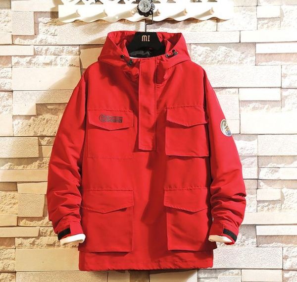 men's jackets teenager multi-pocket hooded jacket autumn pocket tooling 2021 casual streetwear cargo coats outdoor, Black;brown
men's jackets teenager multi-pocket hooded jacket autumn pocket tooling 2021 casual streetwear cargo coats outdoor, Black;brown