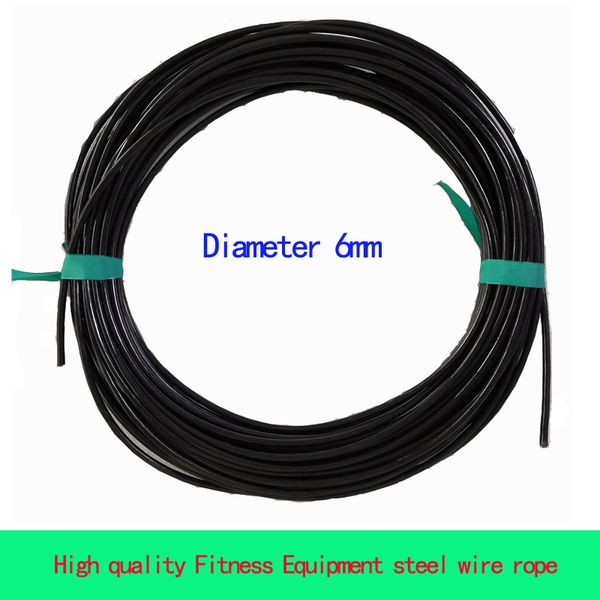diameter 6mm steel wire rope fitness equipment accessories training general cable length customizable
diameter 6mm steel wire rope fitness equipment accessories training general cable length customizable