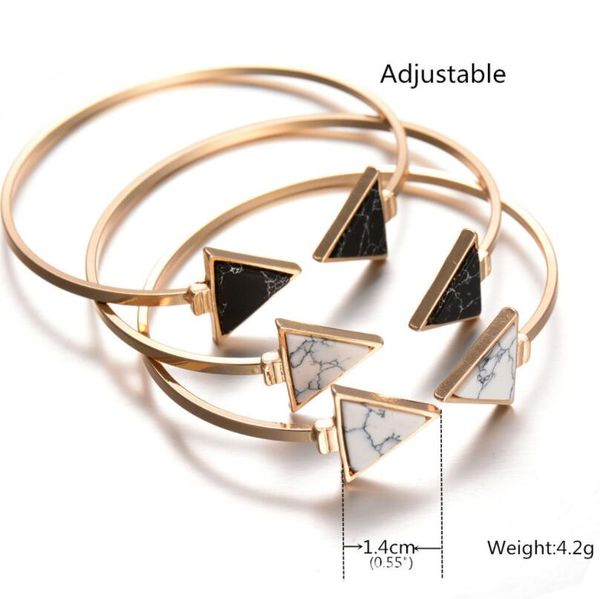 marble triangle opening turquoise bracelet 2020 trend personalized alloy bracelet manufacturer wholesale ing, Black
marble triangle opening turquoise bracelet 2020 trend personalized alloy bracelet manufacturer wholesale ing, Black