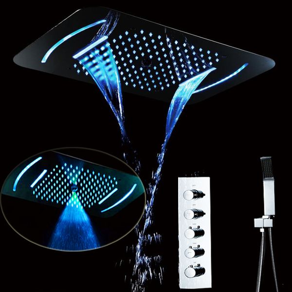 luxury thermostatic spa shower system multifunction rainfall shower set 580x380 embeded ceiling mounted rain waterfall misty shower faucet
luxury thermostatic spa shower system multifunction rainfall shower set 580x380 embeded ceiling mounted rain waterfall misty shower faucet