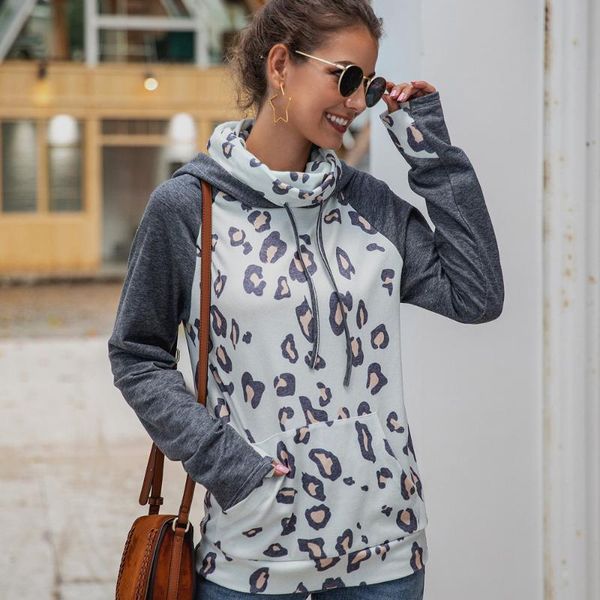 women casual leopard print pocket hoodie ladies fashion long sleeve sweatshirt pullover newest, Black
women casual leopard print pocket hoodie ladies fashion long sleeve sweatshirt pullover newest, Black