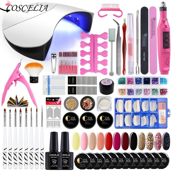 nail art set 36w uv led lamp dryer with uv gel nail polish set kit tools gel varnish manicure tools kit electric drill
nail art set 36w uv led lamp dryer with uv gel nail polish set kit tools gel varnish manicure tools kit electric drill