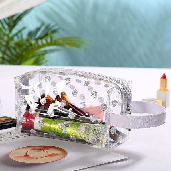 2019 women dot transparent pvc travel cosmetic bag clear waterproof makeup bag beauty organizer make up case wash toiletry bags
2019 women dot transparent pvc travel cosmetic bag clear waterproof makeup bag beauty organizer make up case wash toiletry bags