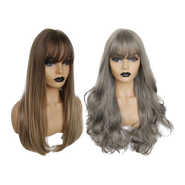 high-quality soft synthetic fiber wavy curly wigs 18 & 24 inches long hair cosplay wigs for women men, Black
high-quality soft synthetic fiber wavy curly wigs 18 & 24 inches long hair cosplay wigs for women men, Black