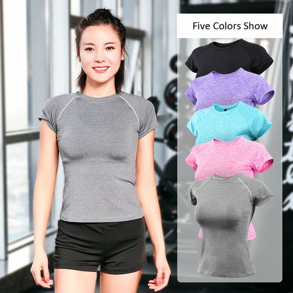 plus size s-3xl new women fitness shirts yoga quick-dry t-shirts yoga workout gym workout running slim sport tight top, White;red
plus size s-3xl new women fitness shirts yoga quick-dry t-shirts yoga workout gym workout running slim sport tight top, White;red