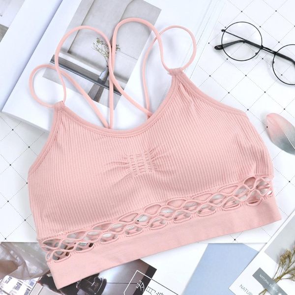 2019 summer lady sports bra thread hollow yoga bra underwear without ring comfortable tube seamless fitness, White;black
2019 summer lady sports bra thread hollow yoga bra underwear without ring comfortable tube seamless fitness, White;black