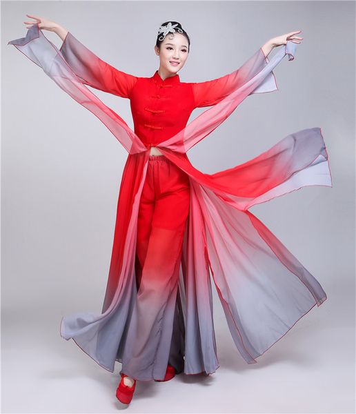 2019 classical dance costumes female costumes chinese fan dance performance clothing clothes, Black;red
2019 classical dance costumes female costumes chinese fan dance performance clothing clothes, Black;red