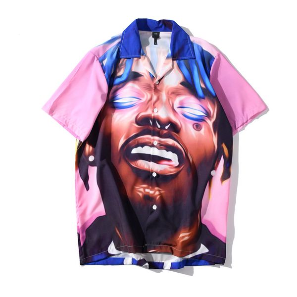 #3871 funny 3d printed men shirt short sleeve lapel collar high street hip hop shirts for men casual hawaiian shirt summer, White;black
#3871 funny 3d printed men shirt short sleeve lapel collar high street hip hop shirts for men casual hawaiian shirt summer, White;black