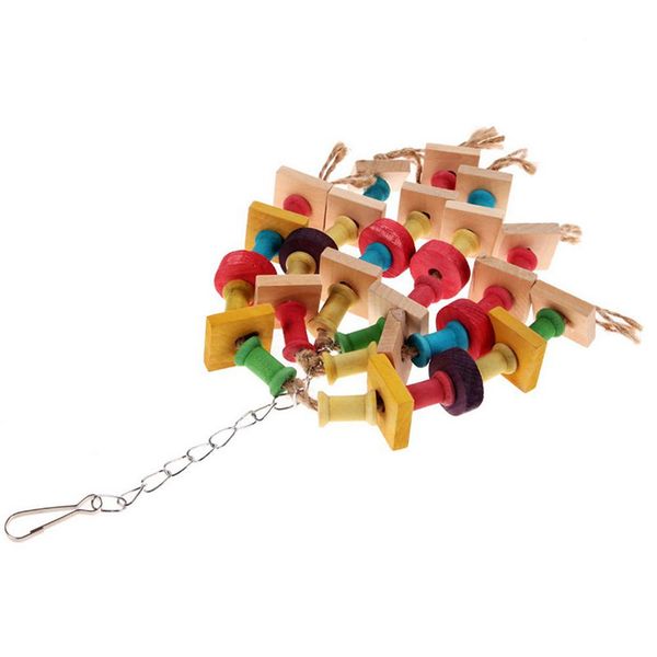 saideng colourful pet parrot chewing biting wood brick toys for small medium big bird-30
saideng colourful pet parrot chewing biting wood brick toys for small medium big bird-30