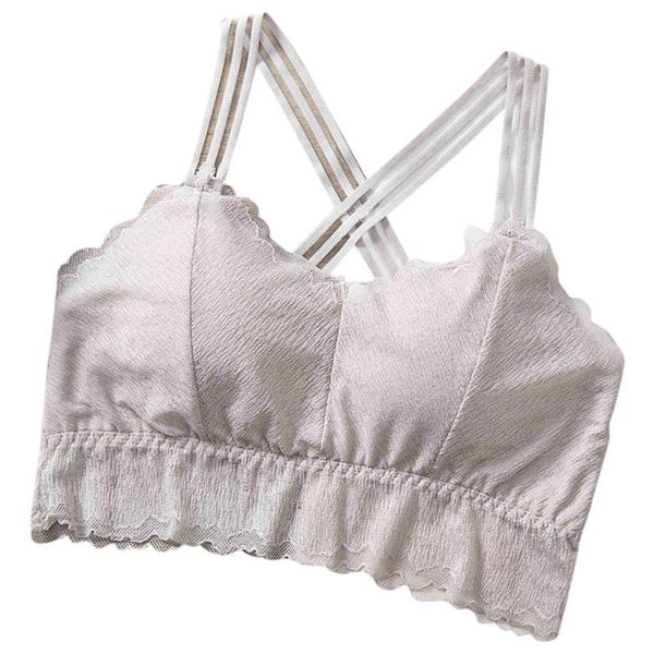 bras women 2021 lace sports bra beauty back wrapped chest comfortable brassiere stretch triangle cup padded underwear^r, Red;black
bras women 2021 lace sports bra beauty back wrapped chest comfortable brassiere stretch triangle cup padded underwear^r, Red;black