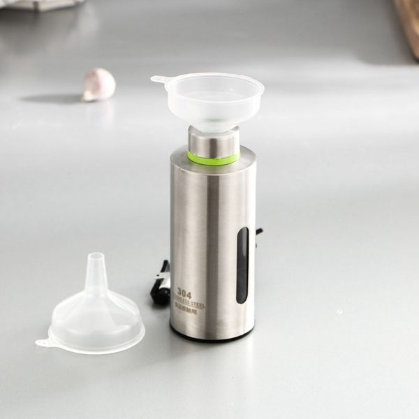 kitchen oil bottle stainless steel gravy boats leak-proof sauce vinegar cruet storage dispenser olive oil container
kitchen oil bottle stainless steel gravy boats leak-proof sauce vinegar cruet storage dispenser olive oil container