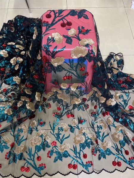 nigerian tulle sequins embroidered lace fabric 2020 lace fabric african women dress j36571, Pink;blue
nigerian tulle sequins embroidered lace fabric 2020 lace fabric african women dress j36571, Pink;blue