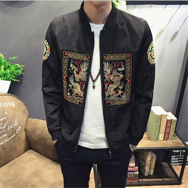 spring men bomber jacket 2020 new fashion chinese long pao jackets men slim fit long sleeve casual coats windbreaker, Black;brown
spring men bomber jacket 2020 new fashion chinese long pao jackets men slim fit long sleeve casual coats windbreaker, Black;brown