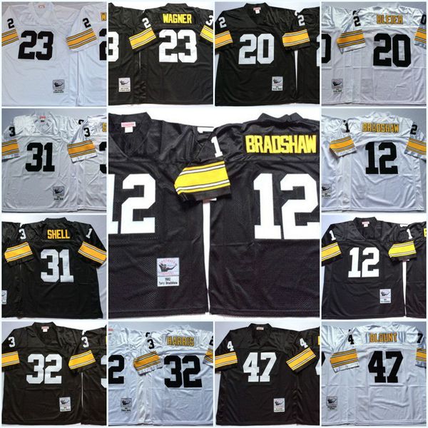 men ncaa 1979 #12 terry bradshaw football jersey #20 rocky bleier #23 mike wagner #31 donnie shell #32 franco harris #47 mel blount jersey, Black;red
men ncaa 1979 #12 terry bradshaw football jersey #20 rocky bleier #23 mike wagner #31 donnie shell #32 franco harris #47 mel blount jersey, Black;red