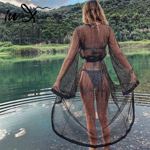 in-x black beach dress women shiny kaftan summer kimono long sleeve swimsuit female cover ups beach wear bathing suit new
in-x black beach dress women shiny kaftan summer kimono long sleeve swimsuit female cover ups beach wear bathing suit new