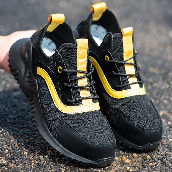 monerffi work safety shoes for men woman blcak mesh breathable steel toe boots labor insurance puncture proof casual shoe man, Black
monerffi work safety shoes for men woman blcak mesh breathable steel toe boots labor insurance puncture proof casual shoe man, Black