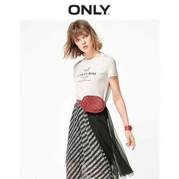 only 2019 spring summer women's loose fit letter print short-sleeved t-shirt |119101576, White
only 2019 spring summer women's loose fit letter print short-sleeved t-shirt |119101576, White