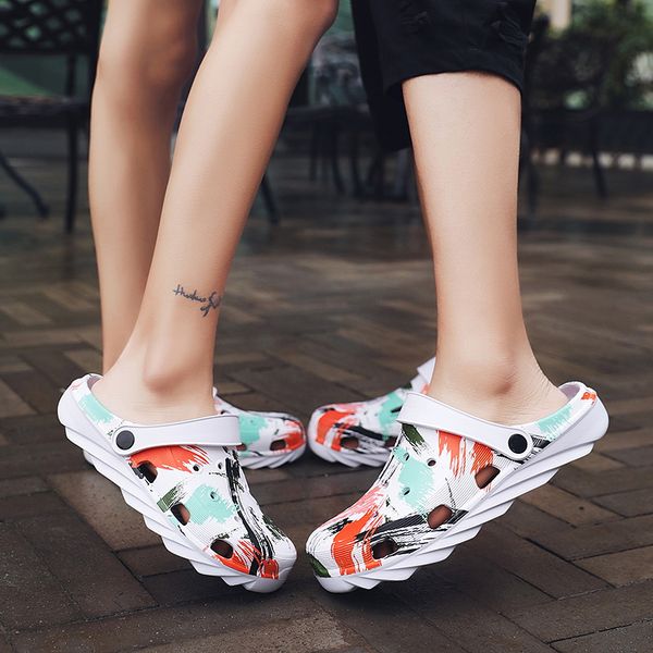 summer men women eva sandals slip-on garden couple casual soft slide shoes breathable lightweight men slipper, Black
summer men women eva sandals slip-on garden couple casual soft slide shoes breathable lightweight men slipper, Black