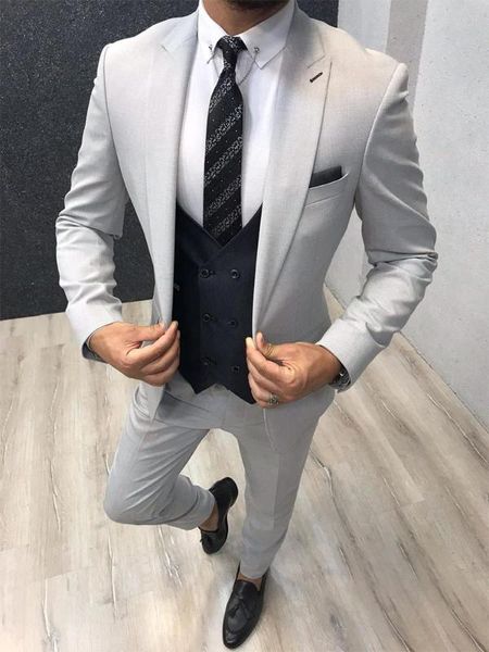 anniebritney grey 3 piece slim fit men fashion suit cutsom groom wedding tuxedo prom wedding tailor made men suit with pants, White;black
anniebritney grey 3 piece slim fit men fashion suit cutsom groom wedding tuxedo prom wedding tailor made men suit with pants, White;black