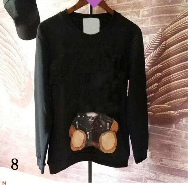 mens sweater casual designer hooded sweatshirt loong sleeve luxury pullover bear pattern print winter clothing 7 style clothes ay1#*, Black
mens sweater casual designer hooded sweatshirt loong sleeve luxury pullover bear pattern print winter clothing 7 style clothes ay1#*, Black