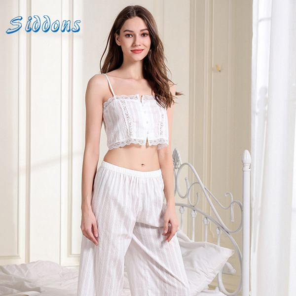 siddons 2020 new women sleepwear sleeveless babydoll nightwear lace cotton cami belly button pajamas ladies 2 pcs set, Black;red
siddons 2020 new women sleepwear sleeveless babydoll nightwear lace cotton cami belly button pajamas ladies 2 pcs set, Black;red