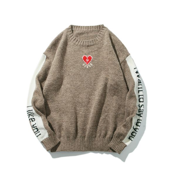 2018 new distressed embroidery sweaters mens knitted pullover sweater male hip hop fashion loose sweater streetwear, White;black
2018 new distressed embroidery sweaters mens knitted pullover sweater male hip hop fashion loose sweater streetwear, White;black
