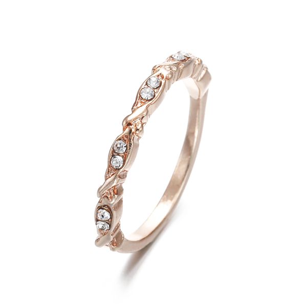 simple rose gold plated rhinestones band ring slim elegant women wdedding party engagement jewelry us size 6-10, Silver
simple rose gold plated rhinestones band ring slim elegant women wdedding party engagement jewelry us size 6-10, Silver