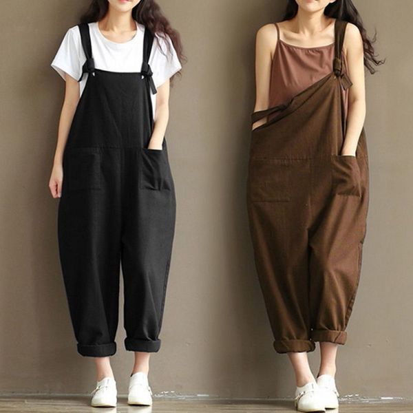 2020 spring autumn new women plus size jumpsuit loose vintage patchwork wide leg bib casual cowboy overalls monos mujer fy178, Black;white
2020 spring autumn new women plus size jumpsuit loose vintage patchwork wide leg bib casual cowboy overalls monos mujer fy178, Black;white