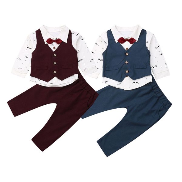 toddler kid baby boy tuxedo vest suit shirt waistcoat pants formal party pageant outfits clothes 0-5y, White
toddler kid baby boy tuxedo vest suit shirt waistcoat pants formal party pageant outfits clothes 0-5y, White