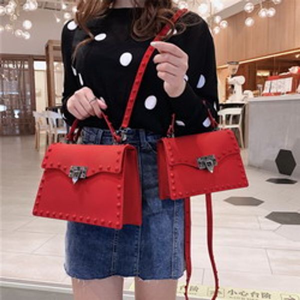 women pvc handbags fashion ladies shoulder bag designer crossbody bags for women small rivet messenger bags
women pvc handbags fashion ladies shoulder bag designer crossbody bags for women small rivet messenger bags