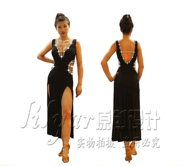 ballroom latin dance costume rhinestones latin dance competition dress for women's black kids dresses for girls, Black;red
ballroom latin dance costume rhinestones latin dance competition dress for women's black kids dresses for girls, Black;red