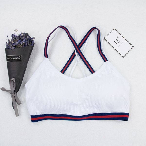 sports bra yoga fitness female gym crop women's uplift push up running training yoga wear brassiere sport bra, White;black
sports bra yoga fitness female gym crop women's uplift push up running training yoga wear brassiere sport bra, White;black