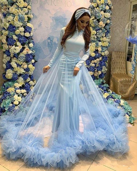 saudi arabia long sleeves 2020 mermaid prom dresses jewel neck floor length celebrity party dress evening wear robes de soiree, Black;red
saudi arabia long sleeves 2020 mermaid prom dresses jewel neck floor length celebrity party dress evening wear robes de soiree, Black;red