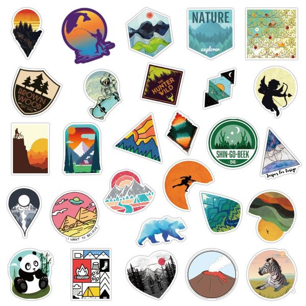 50pcs outdoor landscape graffiti sticker suitcase car skateboard waterproof notebook refrigerator skateboard sticker
50pcs outdoor landscape graffiti sticker suitcase car skateboard waterproof notebook refrigerator skateboard sticker