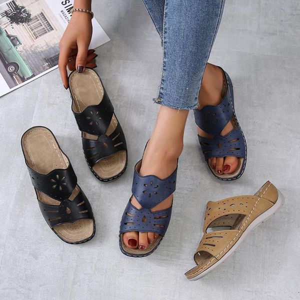 2020 summer ladies sandals plus size 37-43 women's fashion casual hollow out wedges slip on sandals outdoor slippers shoes, Black
2020 summer ladies sandals plus size 37-43 women's fashion casual hollow out wedges slip on sandals outdoor slippers shoes, Black