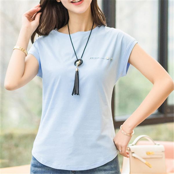 summer women soft slim t shirt s-3xl short sleeve blue black purple female t shirt large size casual t-shirt pink, White
summer women soft slim t shirt s-3xl short sleeve blue black purple female t shirt large size casual t-shirt pink, White