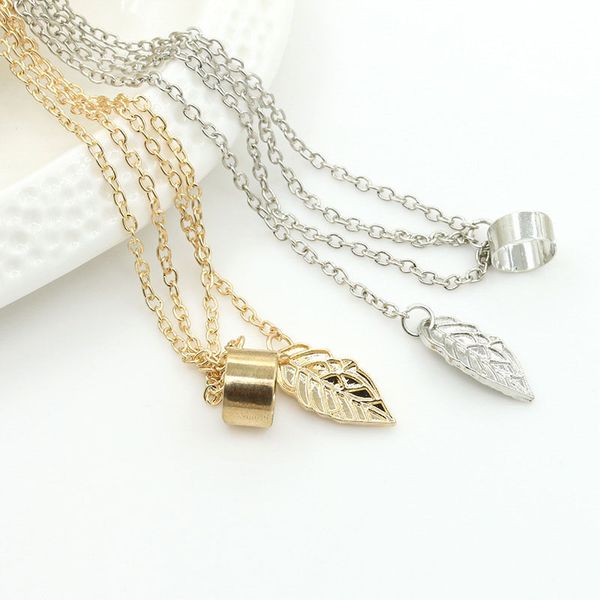 metallic wrap ear cuff earrings new fashion women girl punk rock leaf chain tassel dangle cuff clip earrings cross charms, Silver
metallic wrap ear cuff earrings new fashion women girl punk rock leaf chain tassel dangle cuff clip earrings cross charms, Silver