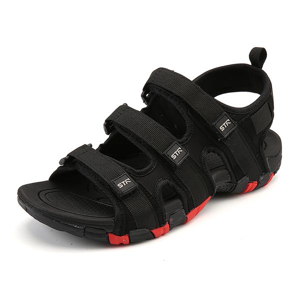 men's sandals vietnam 2019 new beach shoes men's tide drag slippers personality fashion summer non-slip summer, Black
men's sandals vietnam 2019 new beach shoes men's tide drag slippers personality fashion summer non-slip summer, Black