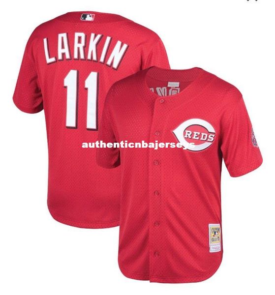 mitchell & ness cincinnati #11 larkin button down practice mesh jersey throwbacks mens stitched baseball jerseys, Black;blue
mitchell & ness cincinnati #11 larkin button down practice mesh jersey throwbacks mens stitched baseball jerseys, Black;blue